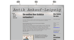 Desktop Screenshot of antikankauf-leipzig.com
